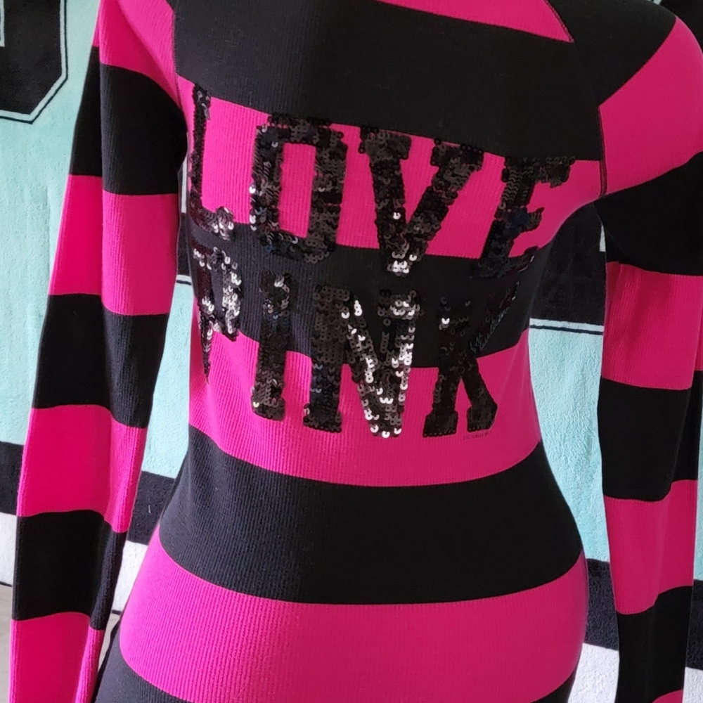 💓Victoria’s Secret Pink Henley Thermal